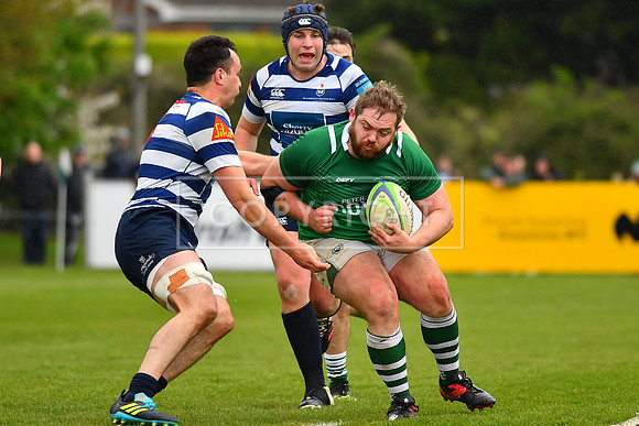 AIL 2B Promotion playoff. Greystones RFC v Blackrock College RFC. Saturday 30th April. Dr Hickey Park.