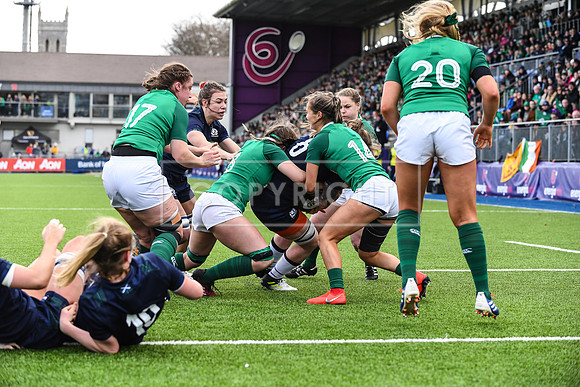 Ireland 18 Scotland 14; Womens 6N; Sunday 2nd February 2020