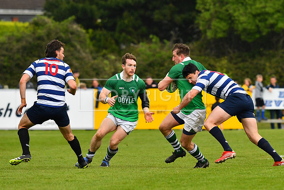 AIL 2B Promotion playoff. Greystones RFC v Blackrock College RFC. Saturday 30th April. Dr Hickey Park.