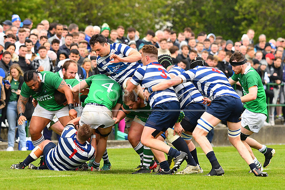AIL 2B Promotion playoff. Greystones RFC v Blackrock College RFC. Saturday 30th April. Dr Hickey Park.